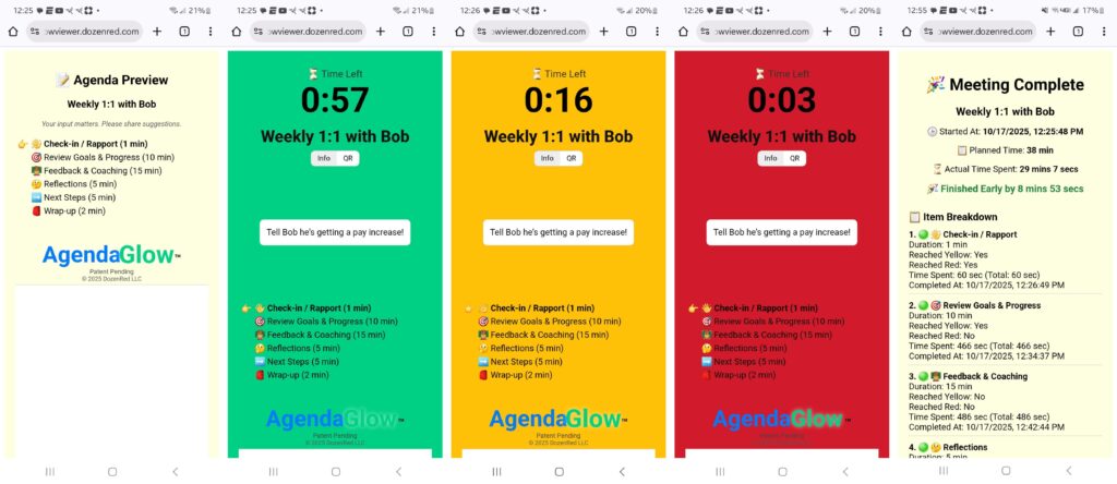 🕒 How to Use the AgendaGlow Live Web Viewer AgendaGlow Live Web Viewer